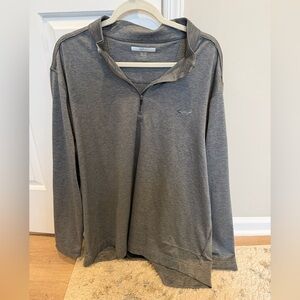 Greg Norman Men’s Quarter Zip Sweater Size 2XL Gray